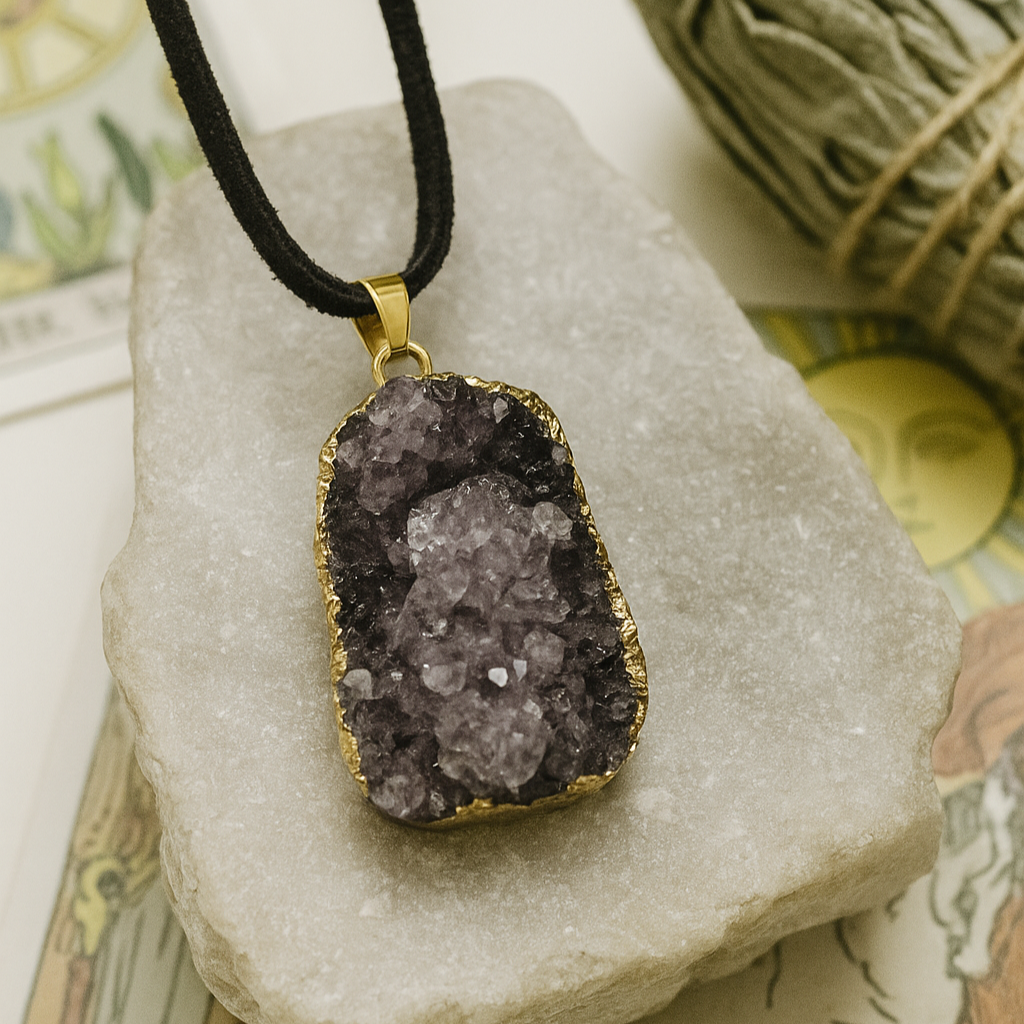 Naszyjnik z Ametystem