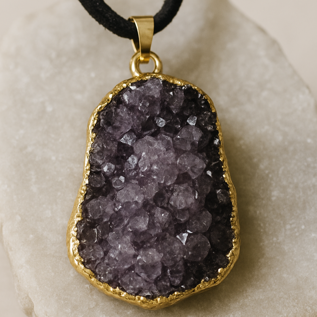 Naszyjnik z Ametystem